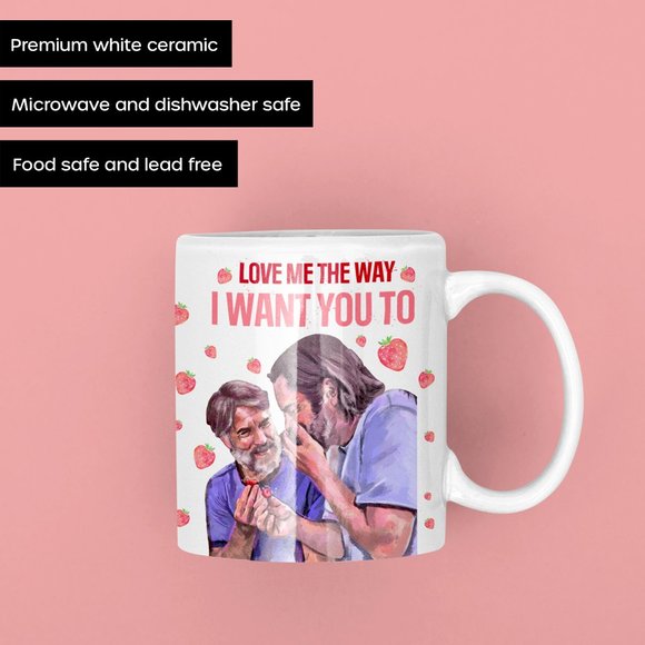 Bill and Frank Strawberry Mug | From The Last Of Us 11 Ounces - Picture 4 of 4